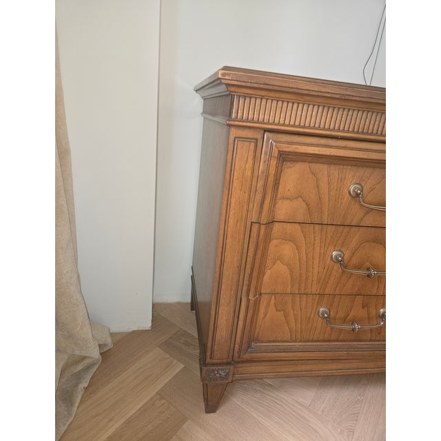 Vintage Wood Carved Triple Dresser For Sale In New York - Image 6 of 7