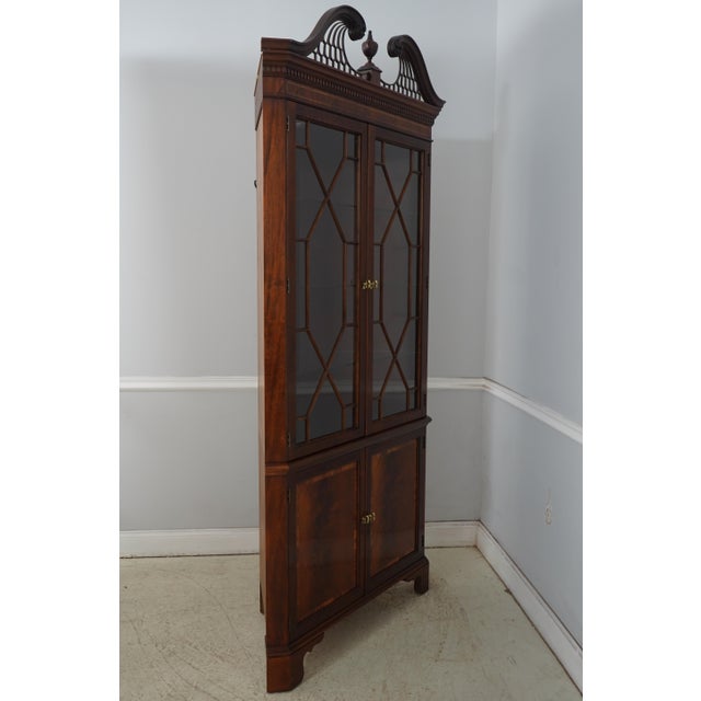 Age: C.1999 Details: Finish no.17 Adjustable Shelves Bracket Feet Fine Carved Details High Quality Construction Large...