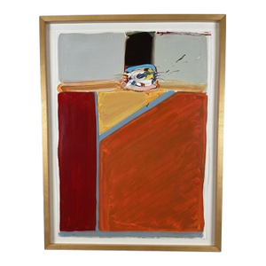 1982 Acrylic on Paper "Top Hat No. 36"