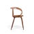 Brown George Nelson for Herman Miller Model 5890 Mid Century Pretzel Dining Chair For Sale - Image 8 of 9