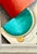 Cecil Touchon, Mixed Media Abstract Trompe L'oeil Collage Oil Painting Cecil Touchon Texas Art, 1995 For Sale - Image 9 of 13