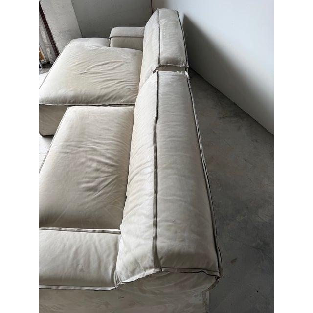 Animal Skin Paola Navone for Baxter “Miami Soft” Modular Leather Sofa – Made in Italy For Sale - Image 7 of 17