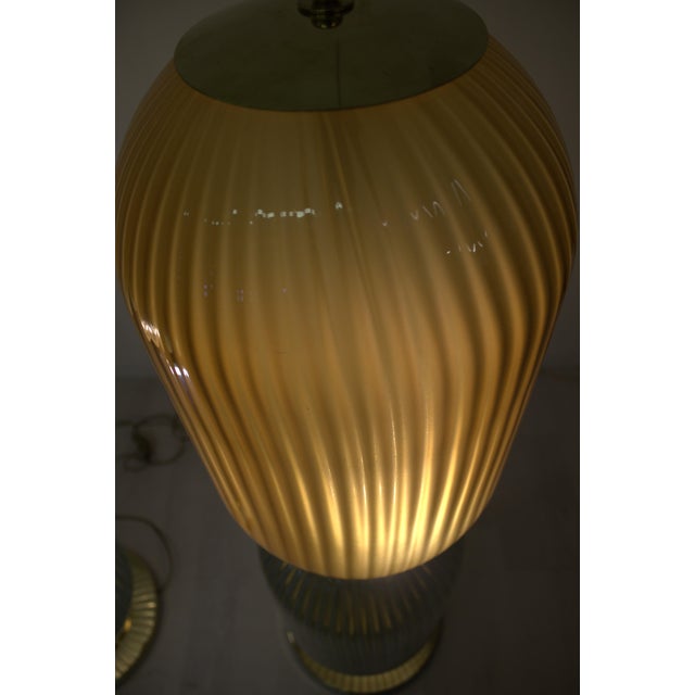 Murano Glass Floor Lamps by d.m., Set of 2 For Sale - Image 4 of 5