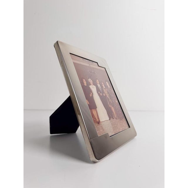 Silver-Plated Picture Frame by Pierre Cardin, France, 1970s For Sale - Image 12 of 14