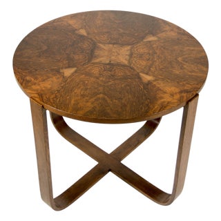Art Deco H 168 Coffee Table by J. Halabala for Up Zavody, 1930s For Sale