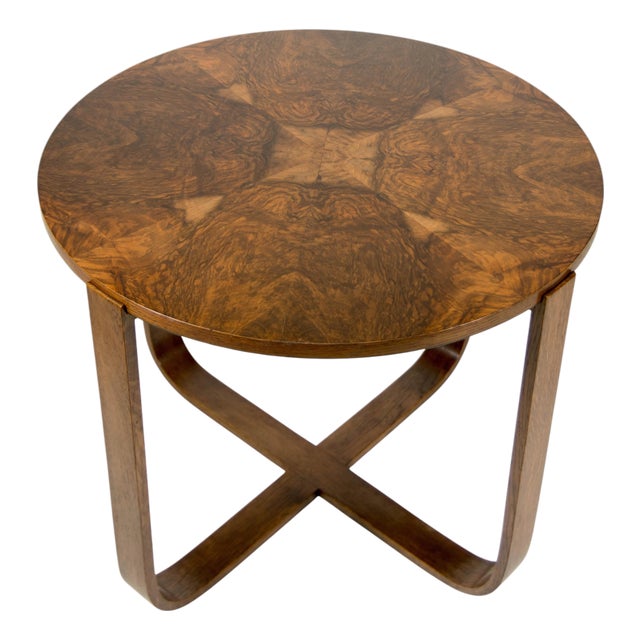 Art Deco H 168 Coffee Table by J. Halabala for Up Zavody, 1930s For Sale