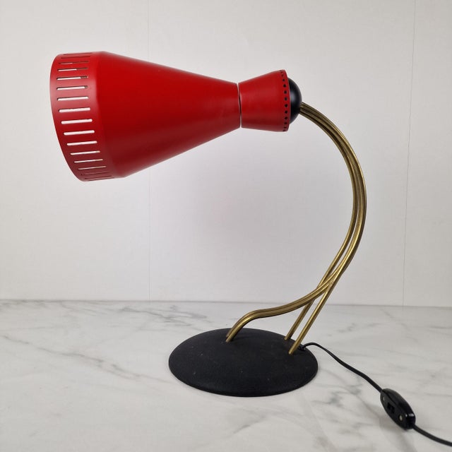 Adjustable Desk Lamp from Bag Turgi, Switzerland, 1950s For Sale - Image 11 of 18