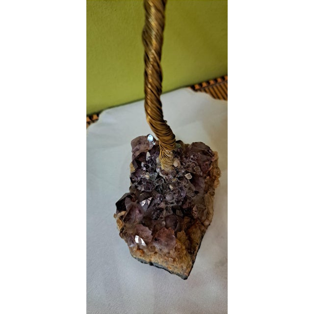 1980s Tree of Life in Citrine and Amethyst, 1980 For Sale - Image 5 of 10