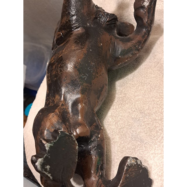 Lorenzo Burchiellaro 1960s Midcentury Bronze Lion Sculpture Vintage For Sale - Image 4 of 8