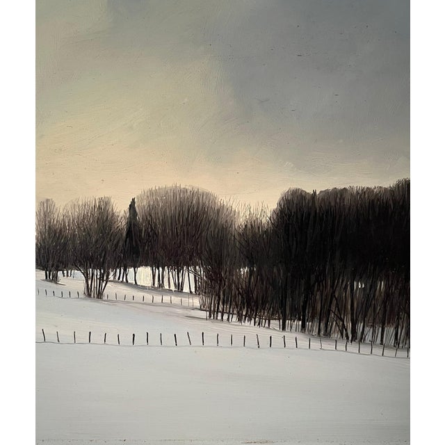 Claude Sauthier, Late Afternoon at Soujet, Oil on Wood, 1970s For Sale - Image 7 of 13