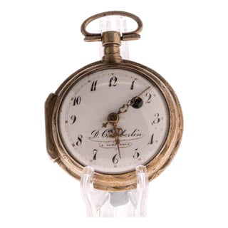 Antique Mechanical Pocket Watch, 1700s For Sale
