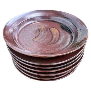 Wild Herbs Plates, 1960s, Set of 7 For Sale