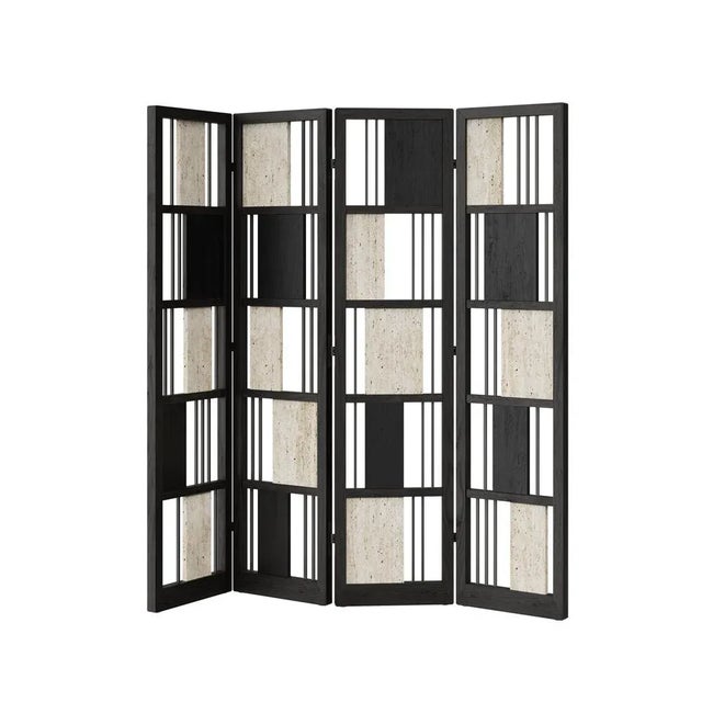 Wordsworth Folding Screen from Wood Tailors Club For Sale - Image 6 of 9