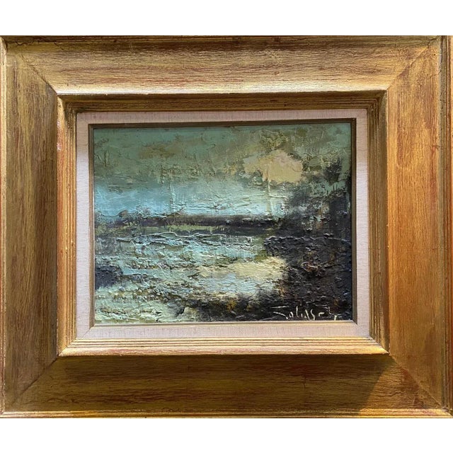 Oil on canvas sold with frame Total size with frame 51x60 cm Signed and dated William GOLIASCH is a Swiss artist born in...