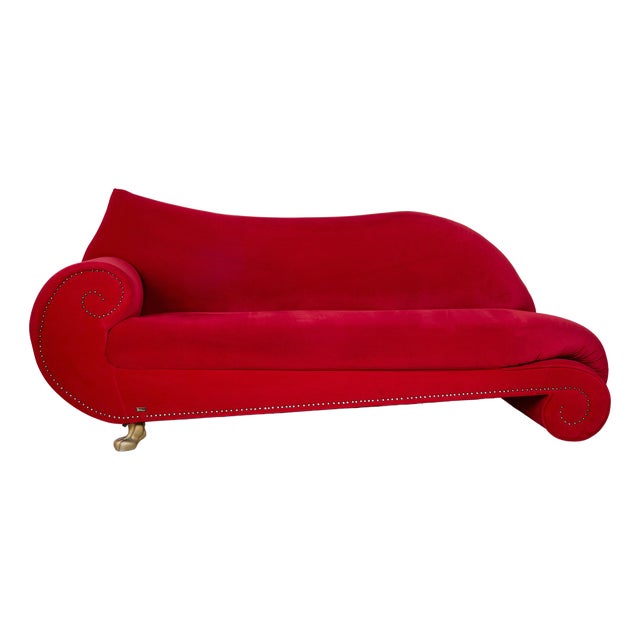 Gaudi Fabric Three-Seater Red Sofa from Bretz For Sale