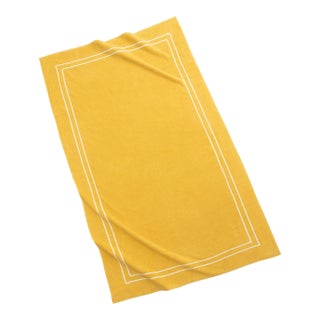 Amalfi Beach Towel in Yellow For Sale