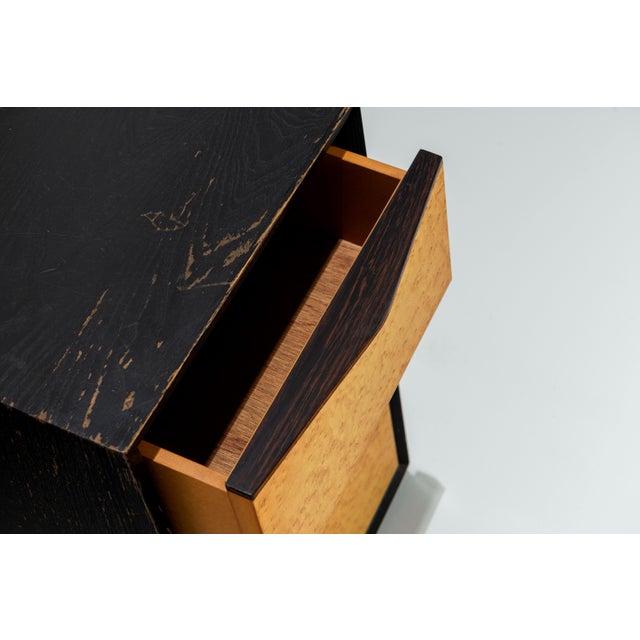 Architectural Sloped Chest of Drawers, 1950s For Sale - Image 9 of 11