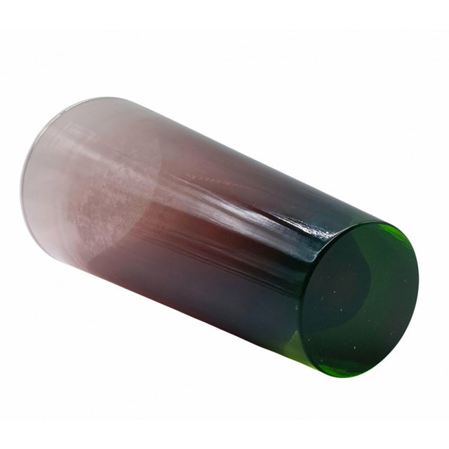 1960s Vintage Submerged Murano Glass Vase by Flavio Poli for Seguso, 1960s For Sale - Image 5 of 7