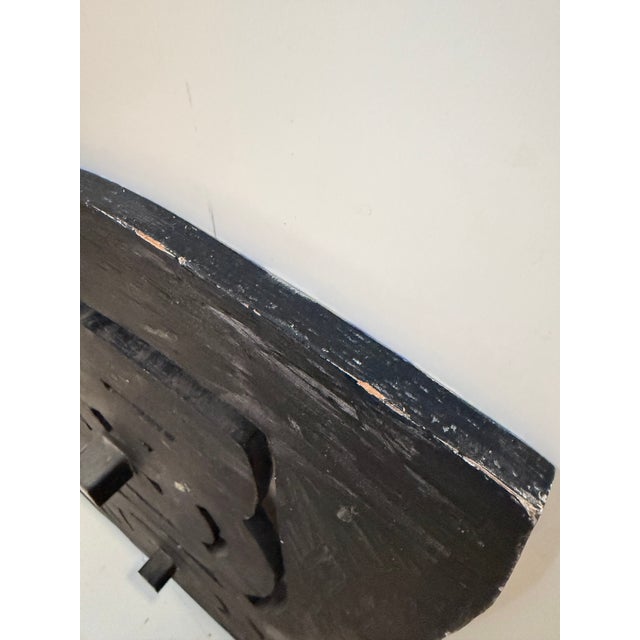 1990 Charles Greeley Santa Fe Carved Wood Wall Sculpture For Sale - Image 11 of 12
