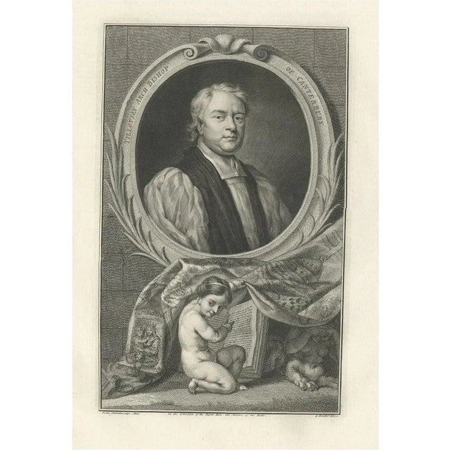 Portrait of John Tillotson, Paper For Sale