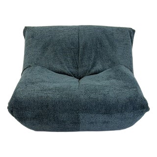 Papillon Lounge Chair in Blue attributed to Guido Maria Rosati for Giovannetti For Sale