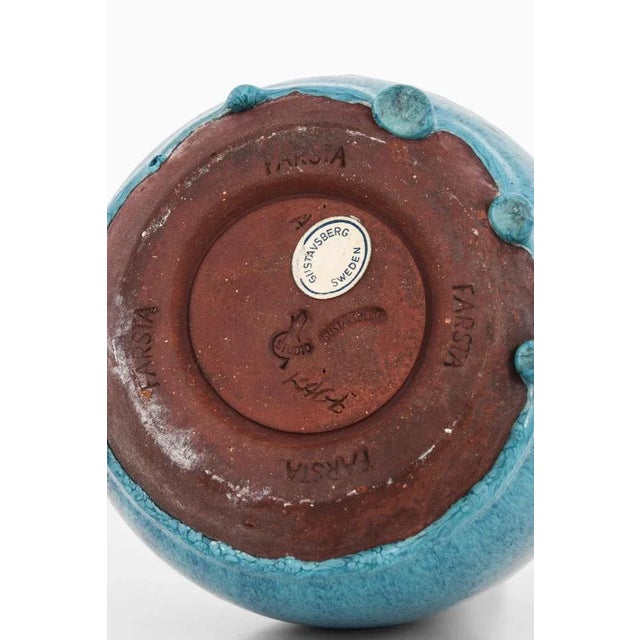 Vase Model Farsta by Wilhelm Kåge attributed to Gustavsberg, 1956 For Sale - Image 4 of 8