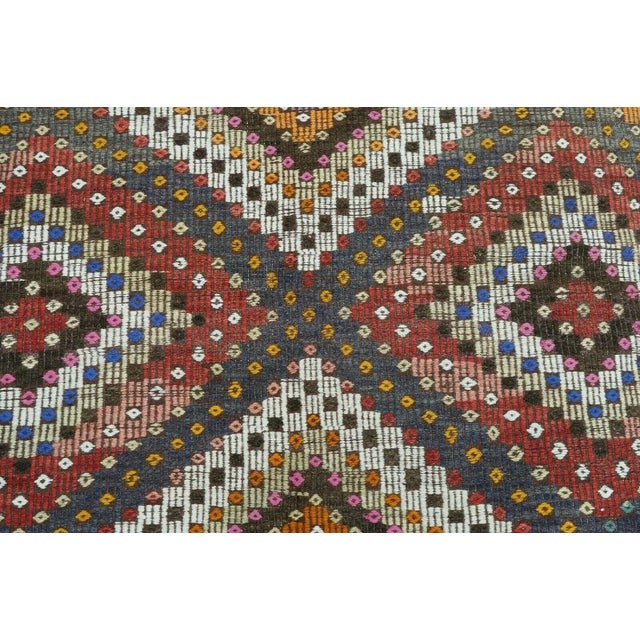 1960s Vintage Turkish Kilim Rug - 61" X 101" For Sale - Image 5 of 13