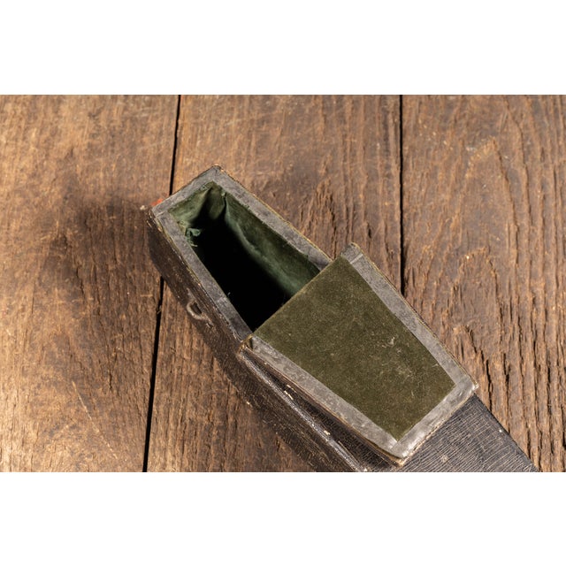 Traditional Antique Miniature i.o.o.f. Coffin Lodge Box For Sale - Image 3 of 6