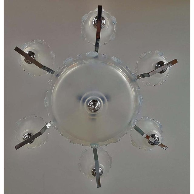 Art Deco Chandelier from Ezan & Petitot, France, 1930s For Sale - Image 17 of 18
