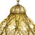 Antique Venetian Citrine Glass and Wrought Iron Lantern, Circa 1920 For Sale - Image 4 of 9
