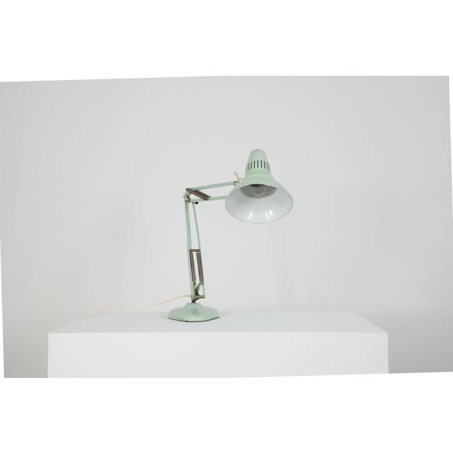 Mid-Century Modern Mid-Century Spring-Balanced Adjustable Desk Lamp from Ledu, Sweden, 1950s For Sale - Image 3 of 18