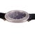 Patek Philippe 1970s Patek Philippe "Jumbo Ufo" Automatic Steel Purple 35mm Dial Leather Strap Watch For Sale - Image 4 of 9