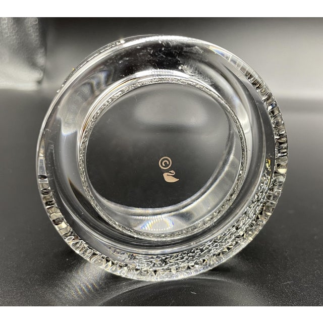 Black Crystal Candleholder from Swarovski, 1980s For Sale - Image 9 of 10
