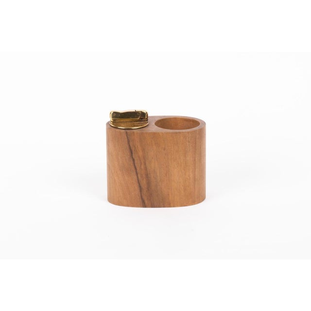 Carl Auböck lighter, Austria, 1960s. This piece is attributed to the mentioned designer/maker. It has no attribution mark...