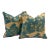 Pair of Custom Tailored No 9 Jim Thompson Linen Fabric Chinoiserie Style Decorative Pillows For Sale