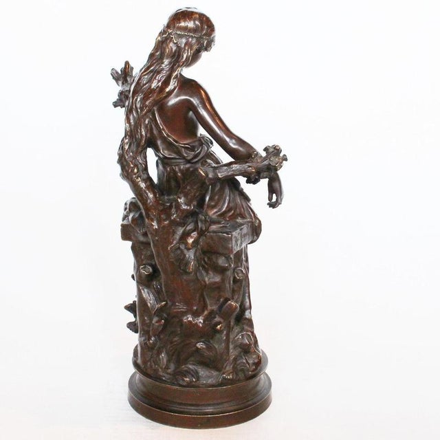Hippolyte François Moreau, Captive, 1890, Bronze For Sale - Image 5 of 13
