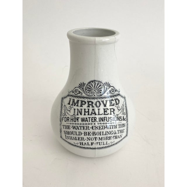 English Ironstone Inhaler Vase For Sale - Image 4 of 8