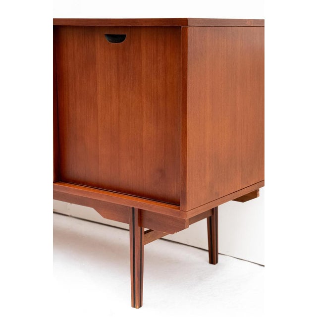 Brown Vintage Scandinavian Sideboard in Teak, 1960 For Sale - Image 8 of 10