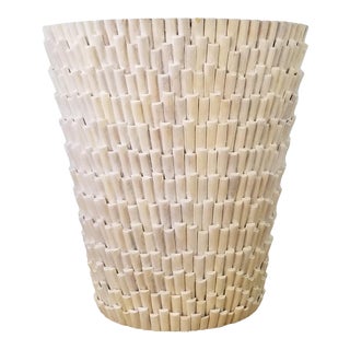 Vintage McGuire Rattan Dining Table Base For Sale