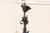 French Vintage French Iron 3-Light Chandelier For Sale - Image 3 of 11