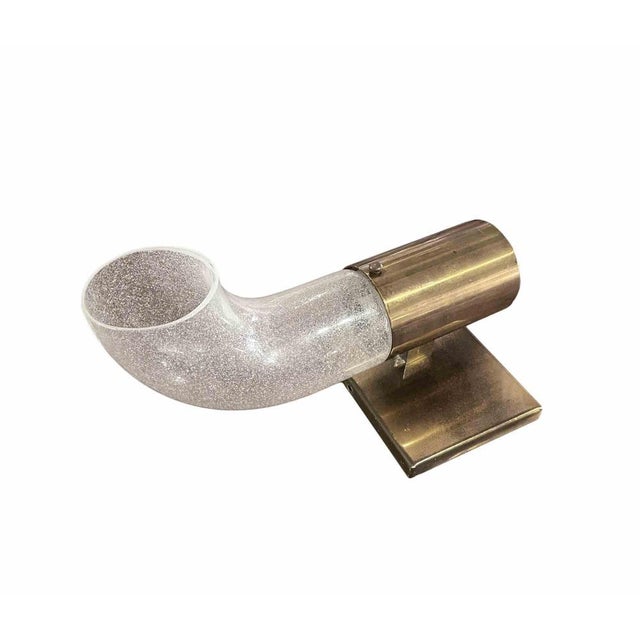 1970s Brass Table Lamp by Aldo Nason for Mazzega, Italy, 1970s For Sale - Image 5 of 6