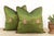 Crafted in India from a lustrous silk-blend textile, this pillow cover is embellished by hand with traditional Zardozi-...