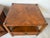1970s Vintage Henredon Hexagonal and Square Accent End Tables With Brass Details – A Pair For Sale - Image 5 of 12