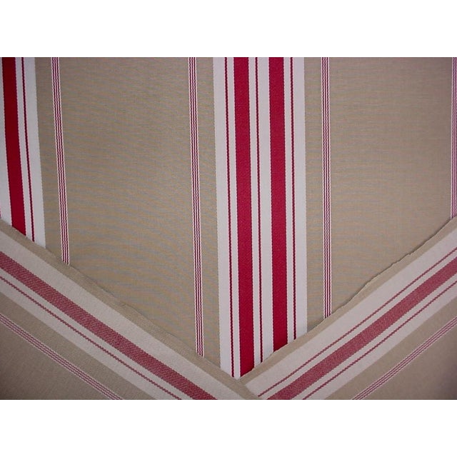 Brunschwig and Fils Bf10447 Sherbourne Stripe Red Striped Upholstery