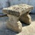 Gray Vintage Boho 1920s Cardinal House Celtic Cross Stone Console Table For Sale - Image 8 of 11