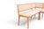 Mid-Century Modern Danish Two Piece Corner Dining Bench in Teak + Wool For Sale - Image 3 of 5