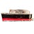 1960s 1960s MCM Novelty "Cruiser" Black & Red Cruise Ship Enameled Lighter by Sarome Japan For Sale - Image 5 of 8