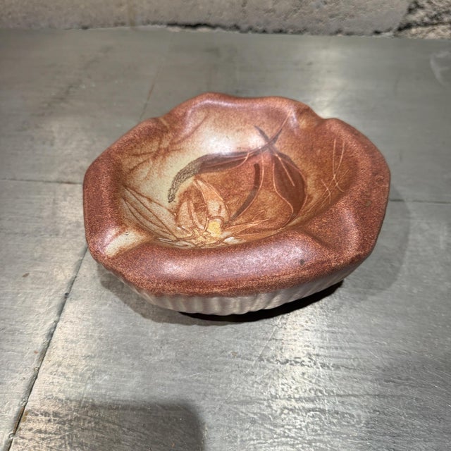 Vallauris Vallauris France Ceramic Bowl Catch All Dish Ashtray Mid Century For Sale - Image 4 of 8