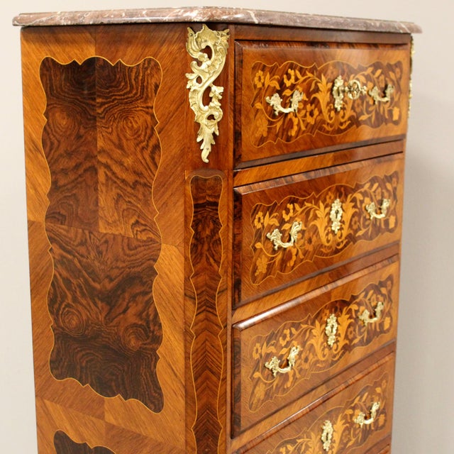 Antique Napoleon III Weekly Chest of Drawers For Sale - Image 10 of 14