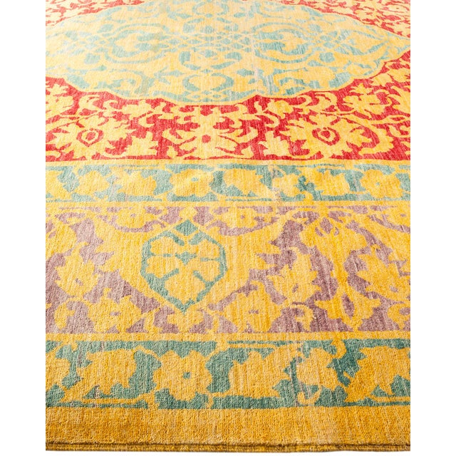 Solo Rugs Eclectic Collection Hand-Knotted Area Rug - 9' 2" X 11' 10" For Sale - Image 4 of 10